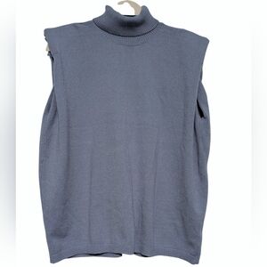 RD Style Ice Blue Turtleneck Sweater